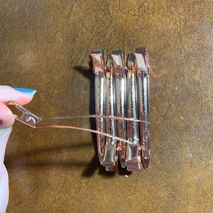 rose gold styling clips